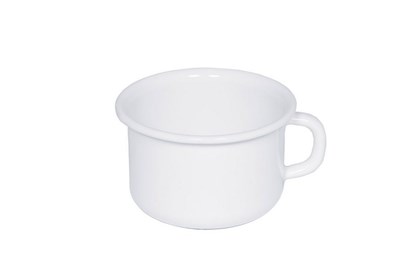 Obrázok pre výrobcu Smaltovaný hrnček - 10cm - biely