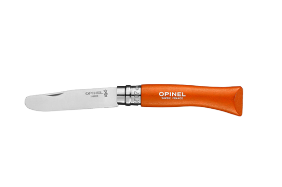 Zatvárací nôž - My first Opinel - oranžový