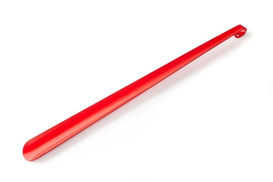 Veľký kovový obuvák - červený
