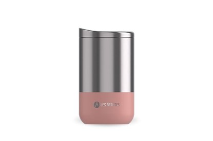 Obrázok pre výrobcu Nerezový termo hrnček Les Artistes - 350 ml - strieborno-ružový