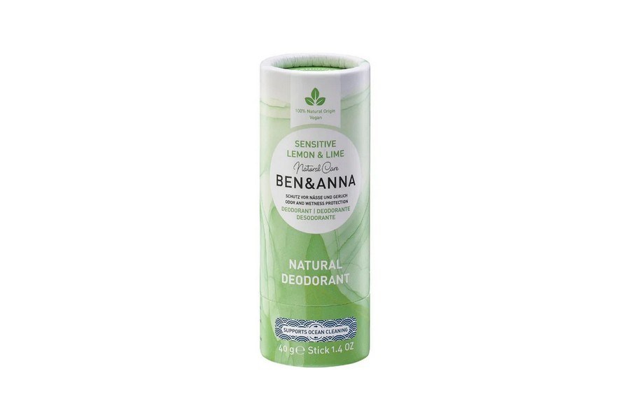 Prírodný dezodorant bez sódy BEN&ANNA – citrón a limetka – 40 g
