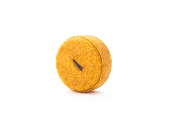 Tuhý šampón Mydlove - pomaranč, škorica, rakytník - 60 g