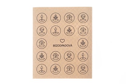 Obrázok pre výrobcu Bezodpadová hubka béžová