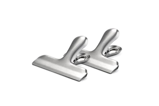 Kovový široký štipec Weis na otvorené vrecko - 2ks