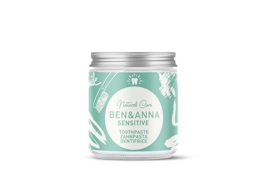 Prírodná zubná pasta BEN&ANNA v skle 100 ml - sensitive