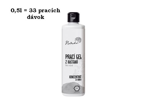 Prací gél Natasha - bez vône - 0,5 l