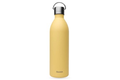 Obrázok pre výrobcu Termo fľaša Qwetch "Active" - 1000 ml - pastelová žltá