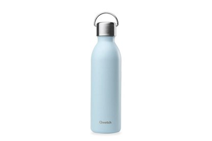 Obrázok pre výrobcu Termo fľaša Qwetch "Active" - 600 ml - pastelová modrá
